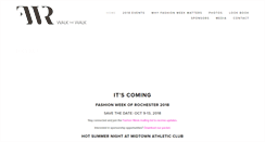 Desktop Screenshot of fashionweekofrochester.org