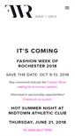 Mobile Screenshot of fashionweekofrochester.org